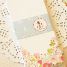 Flowers illustrated bookmark blanks