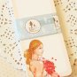 Cute Girl illustrated bookmark blanks
