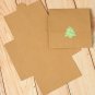 Textured Kraft Brown NO Glue CD sleeve envelopes