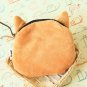 Brown Cat Face coin bag purse