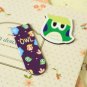 04 Cute Owl cartoon magnetic bookmark paper clips