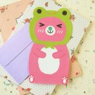 Frog Bear cartoon animal shaped letter set