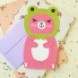 Frog Bear cartoon animal shaped letter set