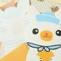 White Bunny cartoon animal shaped letter set