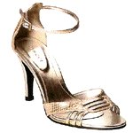 Vincci ANKLE STRAP HEEL (SILVER)