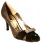 Vincci HEEL WITH DIAMANTE  (BLACK)