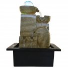 Home Decor Indoor Outdoor Decorative Water Drop Table Top Water Fountain (21cmX18cmX27cm)