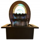 Home Decor Indoor Outdoor Decorative Water Drop Table Top Water Fountain (21cmX18cmX27cm)