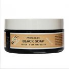 6 Pack Moroccan Black Soap PLUS  Kessa Exfoliating Glove-Vanilla