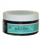 6 Pack Moroccan Black Soap PLUS  Kessa Exfoliating Glove-Envigorating Eucalyptus