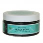 6 Pack Moroccan Black Soap PLUS Kessa Exfoliating Glove-Envigorating Eucalyptus