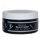 6 Pack Moroccan Black Soap PLUS  Kessa Exfoliating Glove-Original/No Scent