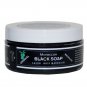 6 Pack Moroccan Black Soap PLUS Kessa Exfoliating Glove-Original/No Scent