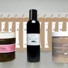 Jumbo All Natural Skin Care Moroccan Black Soap, Mask, Argan Oil-Rose Scent