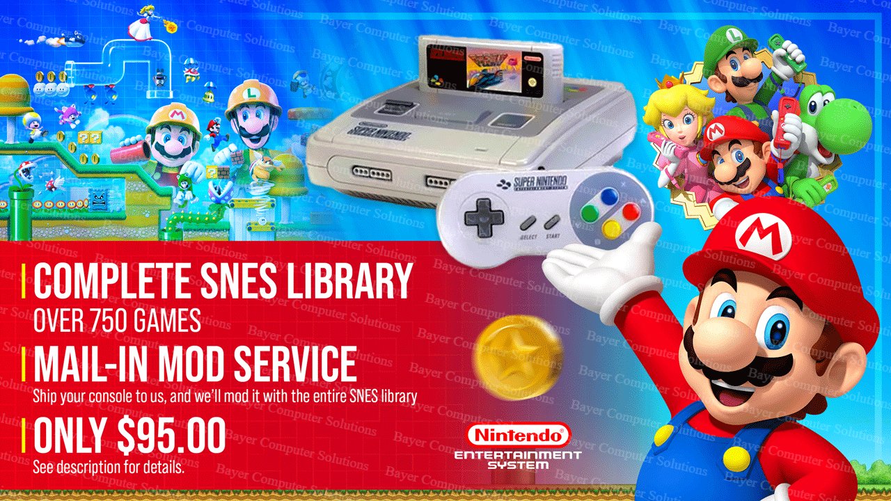 Super Nintendo SNES Mini Classic Mail-in Mod Service Is Here: Unlock Your Retro Gaming Bliss