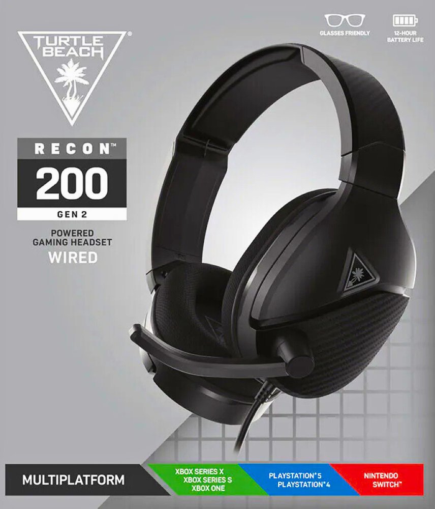 Turtle Beach Recon 200 Gaming Headset for Nintendo XBOX 1 and More