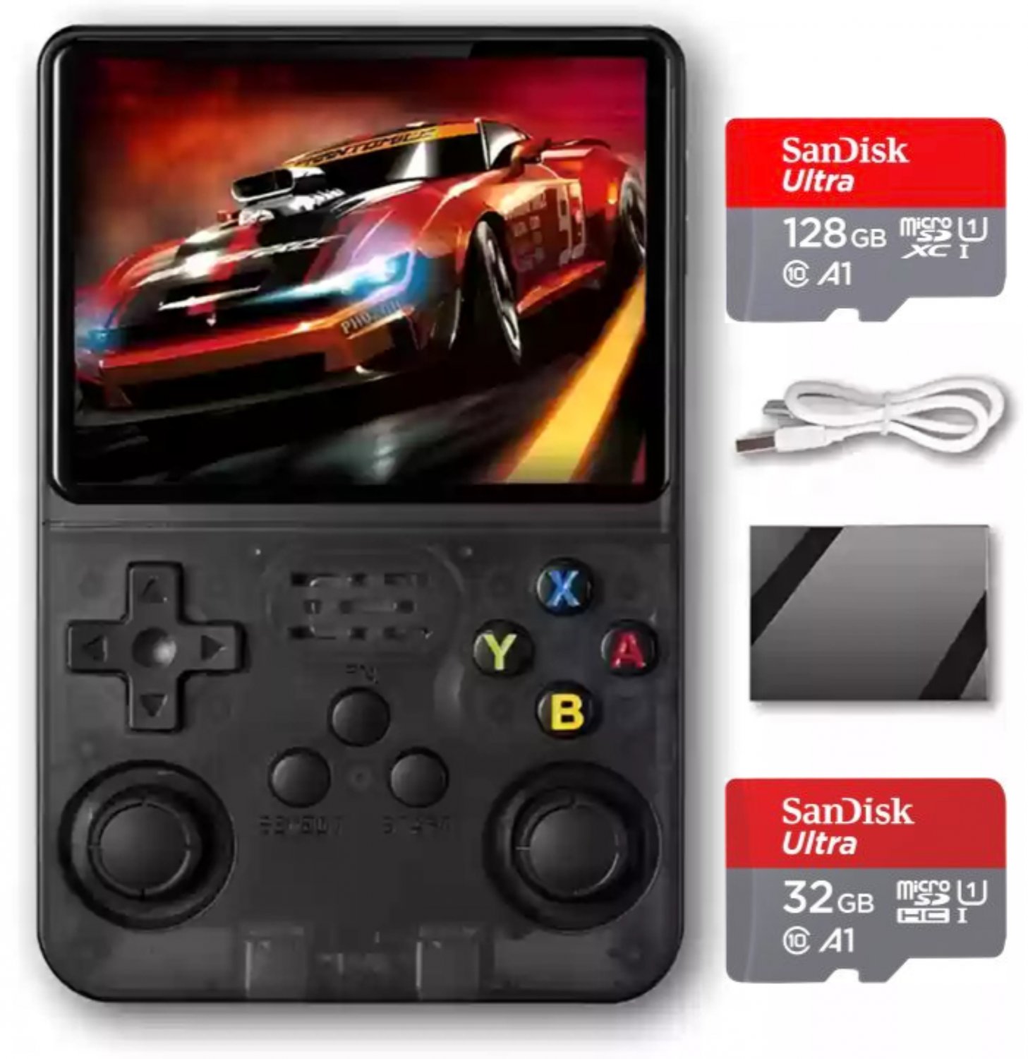 R36S ArkOS Retro Handheld Game Console is Fully Loaded with Dedicated ROM and OS microSD Cards