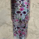 30 oz yeti tumbler sugar candy skulls
