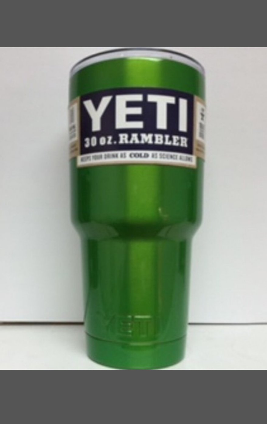 30 ounce Yeti tumbler candy green