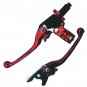 Honda ATV Lever Set Clutch Brake Red Sportrax TRX400EX TRX450R TRX300EX TRX250EX
