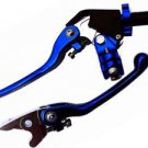 Suzuki Kawasaki ATV Lever Set Clutch Brake BLUE Quadracer LTR450 LTZ400 KFX400