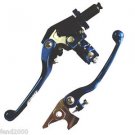 Yamaha ATV Lever Set Clutch Brake BLUE YFZ450 2007-12 Raptor YFM700 2007-2012