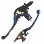 Yamaha ATV Lever Set Clutch Brake BLUE YFZ450 2007-12 Raptor YFM700 2007-2012
