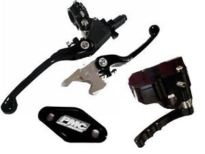 Lever & Thumb Throttle Set Brake / Clutch / Black YAMAHA YFZ450 2007-2014