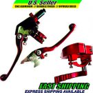 Yamaha ATV Throttle & Lever Set Clutch Brake RED YFZ450 2007 thru 2015