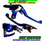 Lever & Thumb Throttle Set Brake Clutch Blue YAMAHA YFZ450 2007-2014
