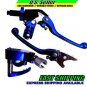 Lever & Thumb Throttle Set Brake / Clutch / Blue YAMAHA YFZ450 2007-2014