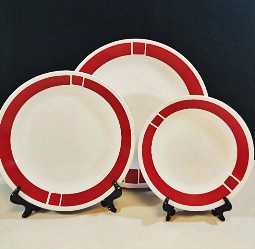 Corelle Urban Red Dinnerware 4 Pcs Set