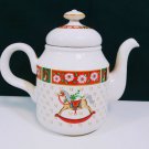Charlton Hall Kobe Classic Traditions Japan Christmas Teapot.