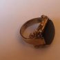 925 SOLID STERLING SILVER ANTIQUE HANDMADE RING BLACK ONYX GEMSTONE SIZE 9