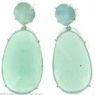 925 SOLID STERLING SILVER ONYX HANDMADE DANGLE EARRING