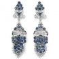 925 SOLID STERLING SILVER GREEN ONYX & OPAL GEMSTONE CZ HANDMADE DANGLE EARRING