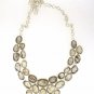 925 SOLID STERLING SILVER RUTILE GEMSTONE HANDMADE NECKLACE JEWELERY