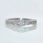 925 SILVER 1.10 CW NATURAL ROSE CUT DIAMOND STUDDED BEAUTIFUL SNAKE RING