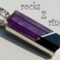 925 SOLID STERLING SILVER HANDMADE PENDANT 14.55 SAPPHIRE 0.25 NATURAL DIAMOND