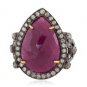 925 SOLID STERLING SILVER RED AGATE GEMSTONE HANDMADE RING US 9