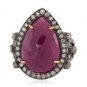 925 SOLID STERLING SILVER RED AGATE GEMSTONE HANDMADE RING US 9