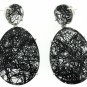 925 SOLID STERLING SILVER RUTILE HANDMADE DANGLER EARRING