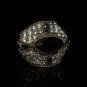 925 SOLID SILVER BRONZE HANDMADE TURKISH RING LABMADE RUBY GEMSTONE CZ SIZE 9.5