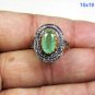 925 SILVER 0.18 DIAMOND 4 CT LAPIS HANDMADE CAT VINTAGE GEMSTONE RING US 7.75