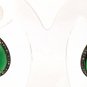 925 SILVER 1.10 ROSE CUT DIAMOND LAB MADE GEMSTONE HANDMADE VINTAGE EARRING