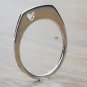 925 SILVER 0.15 CW PAVE DIAMOND HANDMADE EYE GEAR EYE GLASSES RING US 7.25
