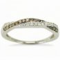 925 SILVER 0.15 CW PAVE DIAMOND HANDMADE EYE GEAR EYE GLASSES RING US 7.25