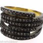 925 SILVER 0.65 NATURAL SINGLE CUT DIAMOND HANDMADE VINTAGE RING SIZE US 6