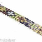 925 SOLID STERLING SILVER HANDMADE BRACELET AMETHYST CITRINE PERIDOT IOLITE 7.5