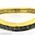 925 SILVER 0.20 CW NATURAL PAVE DIAMOND ETERNAL CURVE BAND HANDMADE RING US 8